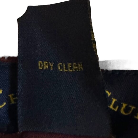 Charter Club Petite 12P Burgundy Pants 97% Polyester 3% Spandex Dry Clean Only - Picture 6 of 14